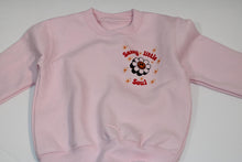 Load image into Gallery viewer, Printed sassy little soul long sleeved pink sweatshirt
